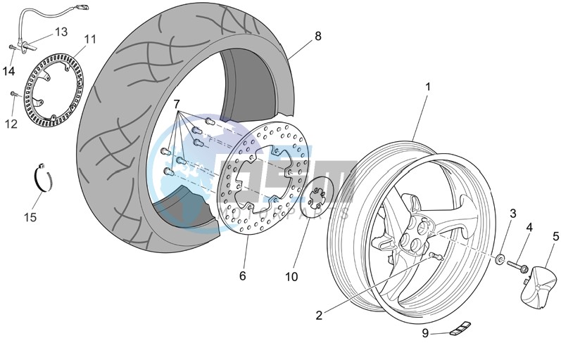 Rear wheel