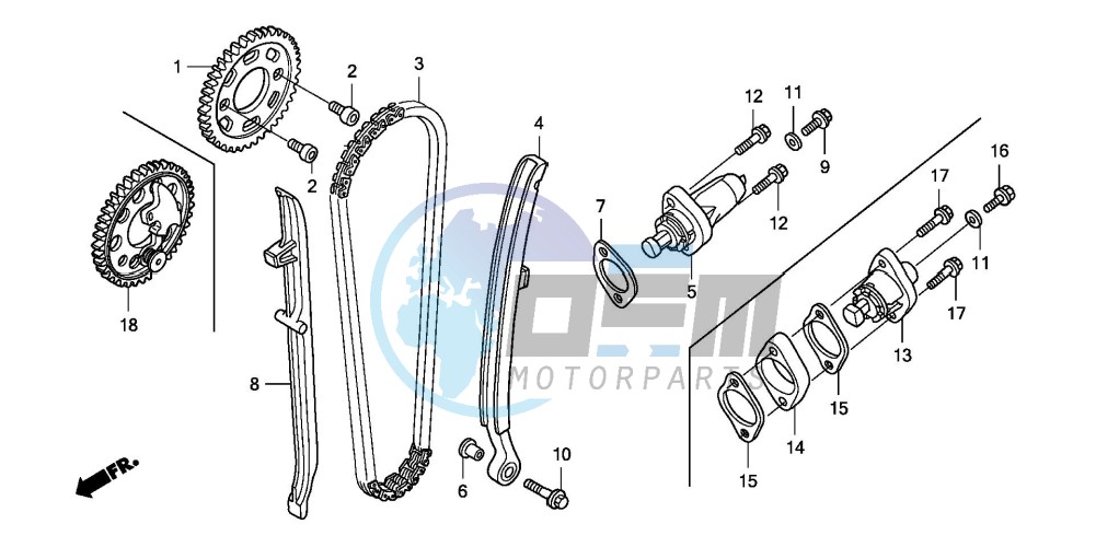 CAM CHAIN/TENSIONER