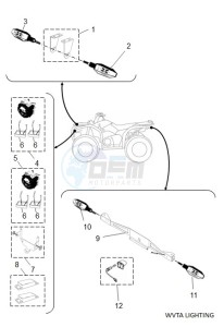 YFM450FWB KODIAK 450 (BHS2) drawing WVTA Lighting