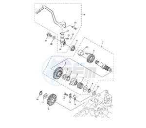 YZ F 250 drawing STARTER