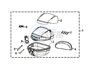 SYMPHONY ST 200i (L8) EU drawing LUGGAGE CARRIER