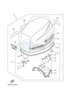 FL115AET1X drawing FAIRING-UPPER