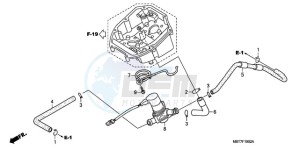 XL1000V9 E / MKH drawing AIR INJECTION CONTROL VALVE