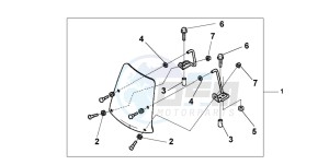 SH50 SCOOPY drawing WINDSHIELD(SH50/100)