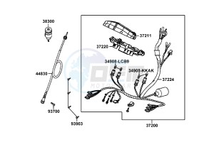 AGILITY DELIVER 50cc drawing Speedometer