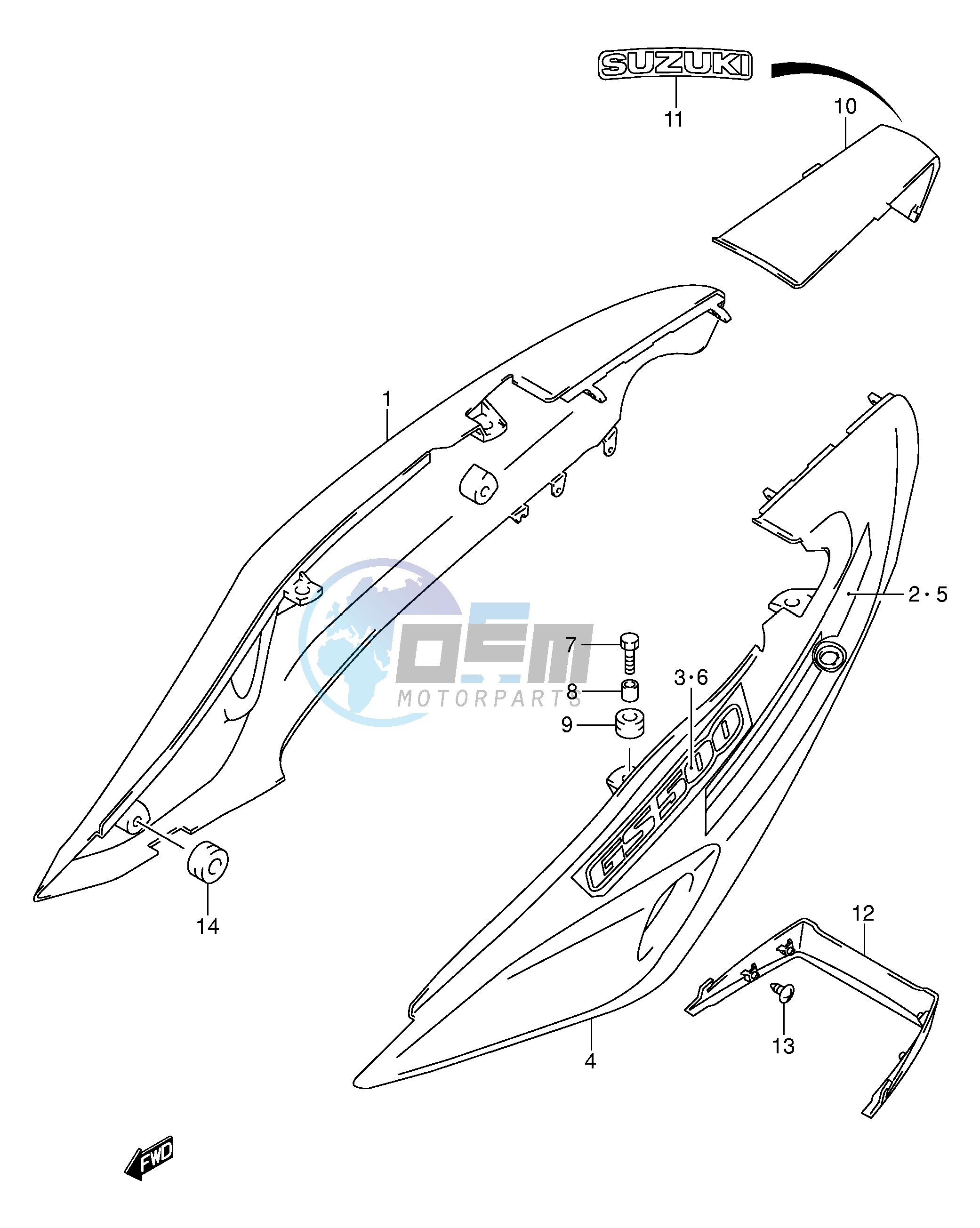 FRAME COVER (MODEL K1)