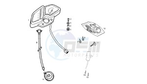 SENDA SM X-TREM - 50 CC 2T EU2 drawing METER