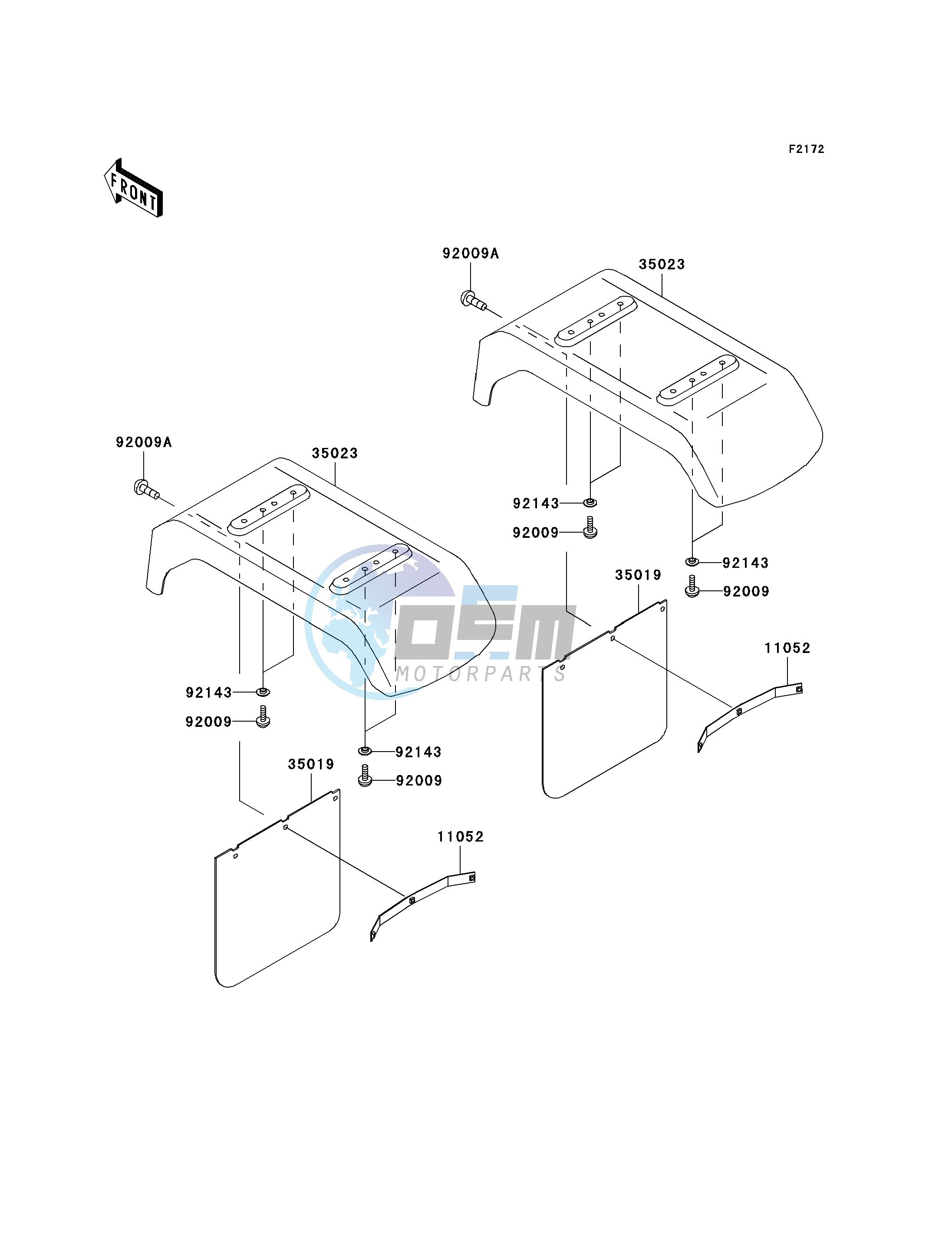 REAR FENDER-- S- -