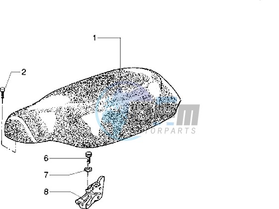 Saddle - Rear carrier