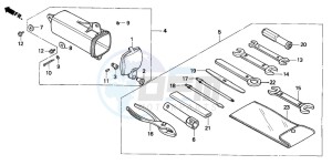 CRM75R drawing TOOLS