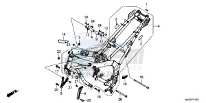 CB650FAE CB650FA 2ED drawing FRAME BODY