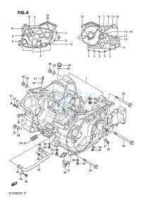 VS750GL (E1) INTRUDER drawing CRANKCASE