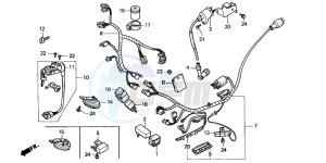 PK50 drawing WIRE HARNESS/ IGNITION COIL