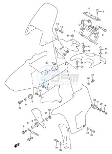 DR800S (E4) drawing COWLING FITTING SET