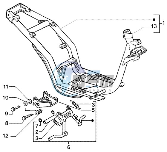 Chassis - Central stand