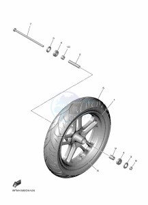 ESS025 drawing FRONT WHEEL