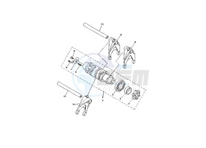 XV MIDNIGHT STAR 1900 drawing SHIFT CAM - FORK