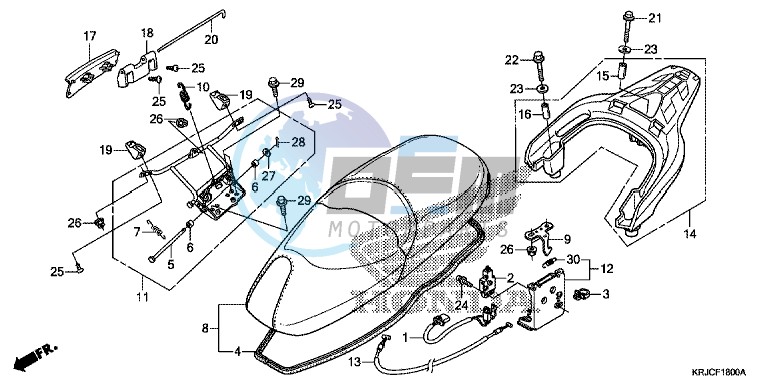 SEAT/REAR CARRIER