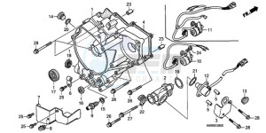 TRX250TEA Europe Direct - (ED / EC) drawing REAR CRANKCASE COVER