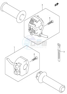 DR-Z400 (E1) drawing HANDLE SWITCH (DR-Z400EY EK1 EK2 EK3 EK4 E24)