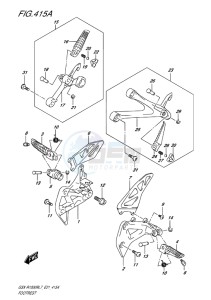 GSX-R1000R EU drawing FOOTREST