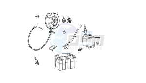 SENDA SM X-TREM - 50 CC EU2 drawing GENERATOR