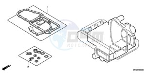 GL1800A Australia - (U) drawing GASKET KIT B