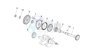 RXV-SXV 450-550 drawing Transmission shaft