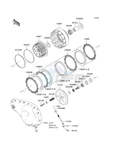 VN 2000 J [VULCAN 2000 CLASSIC LT] (8F-9F) J8F drawing CLUTCH