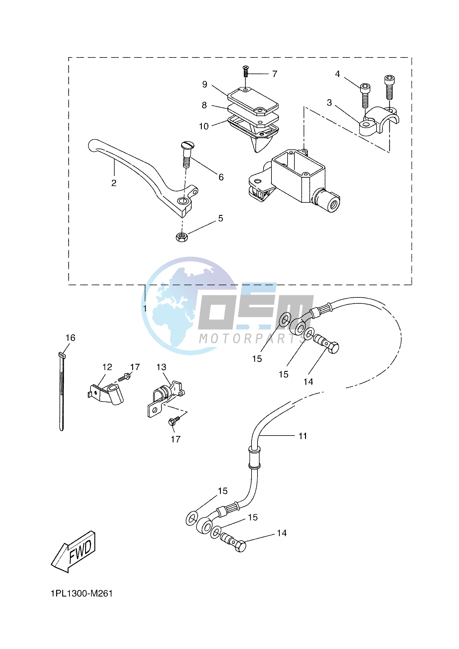 FRONT MASTER CYLINDER