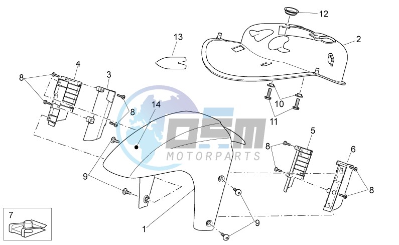 Front body - Front mudguard