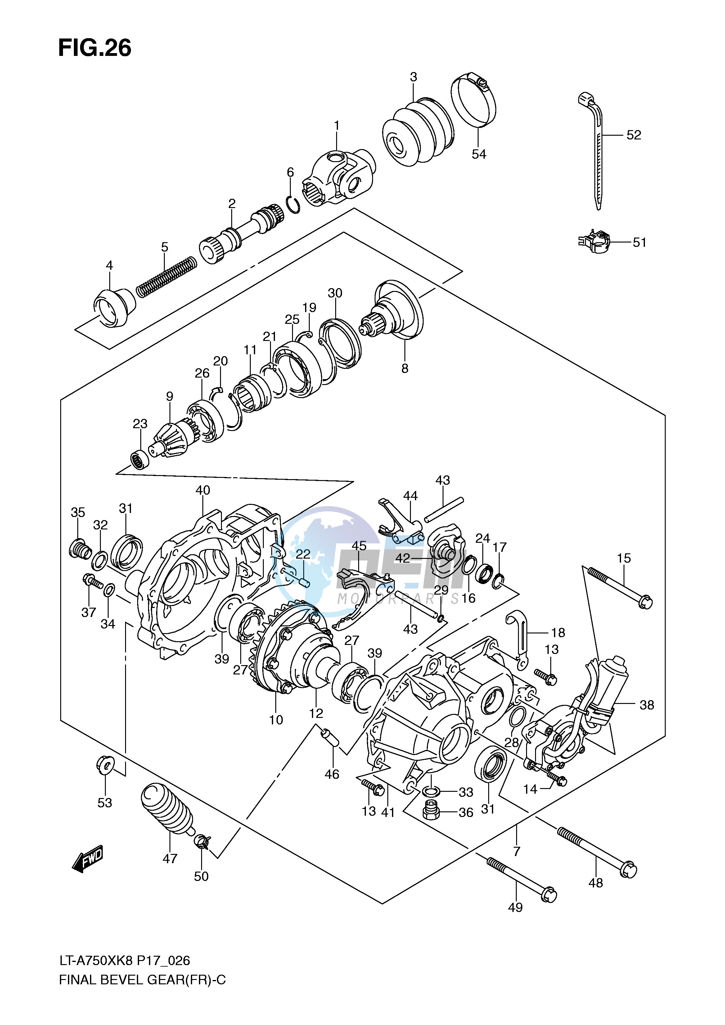 FINAL BEVEL GEAR (FRONT)