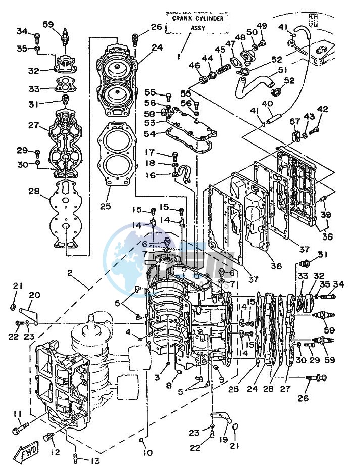 CYLINDER--CRANKCASE