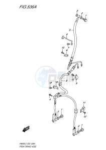 AN650 drawing FRONT BRAKE HOSE