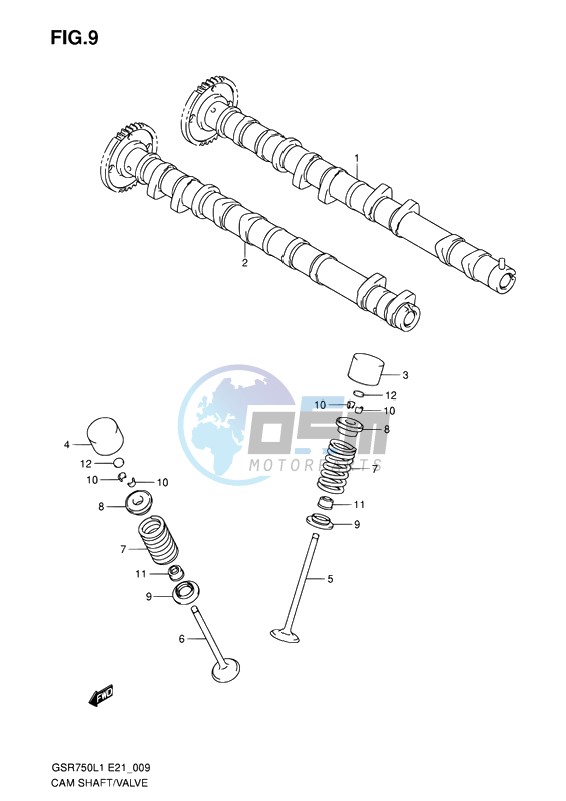 CAMSHAFT - VALVE