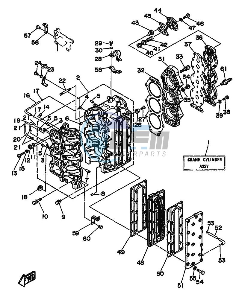 CYLINDER--CRANKCASE