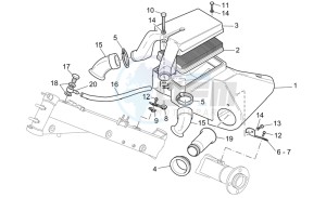 V 11 Cafe Ballabio 1100 drawing Air box