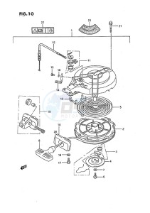 DT 9.9c drawing Starter