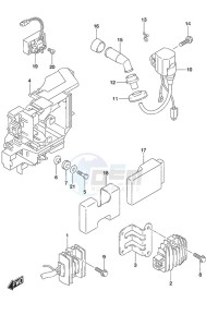 DF 25A drawing Rectifier/Ignition Coil Non-Remote Control