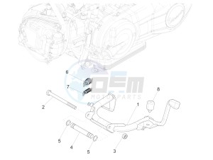 Sprint 50 4T 4V (NAFTA) drawing Stand/s