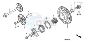 CB1000RA Europe Direct - (ED) drawing STARTING CLUTCH