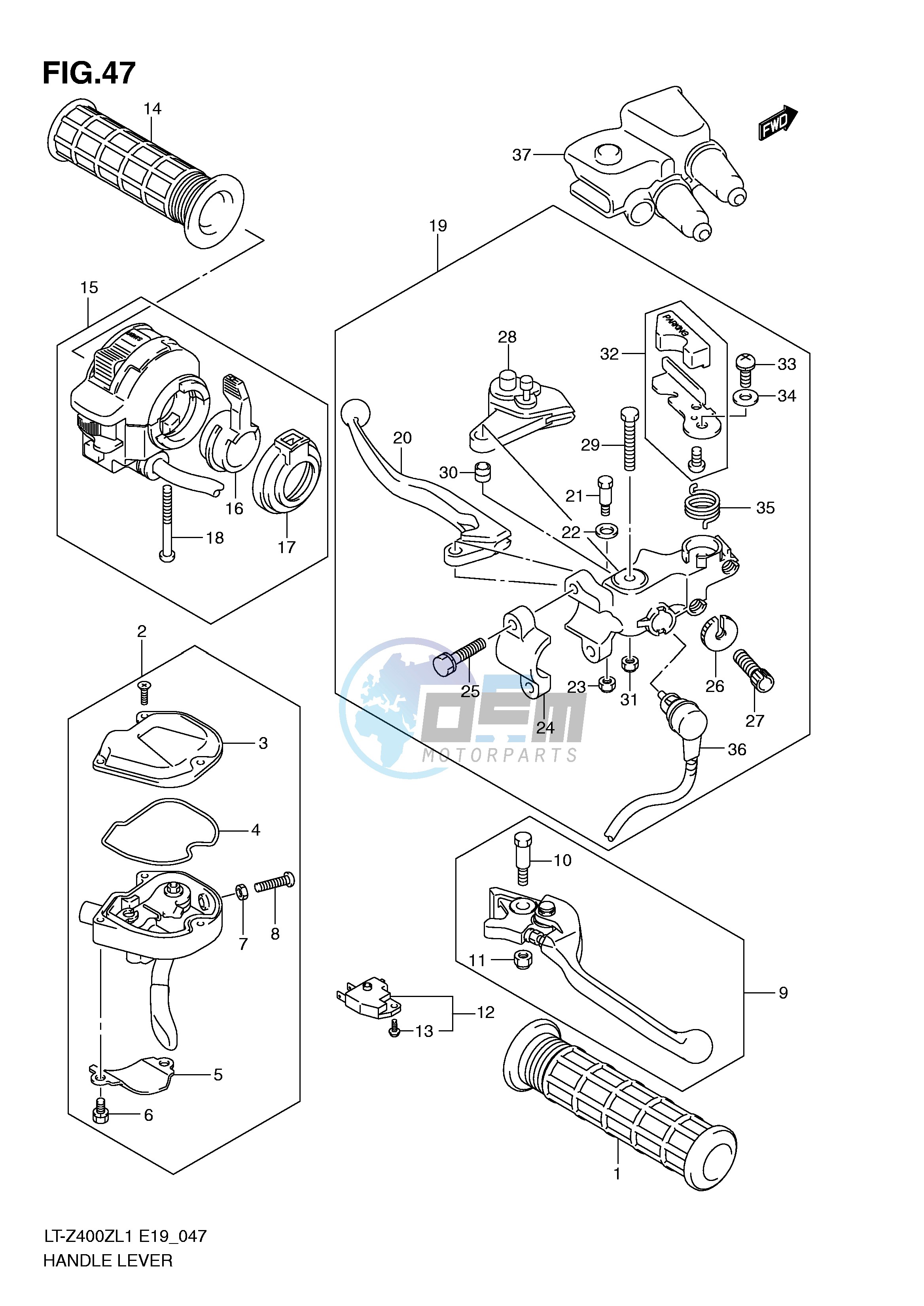 HANDLE LEVER