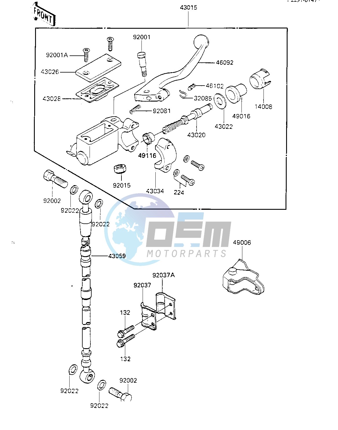 FRONT MASTER CYLINDER