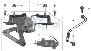 JOYRIDE 200 drawing BUDDYSEAT LOCK