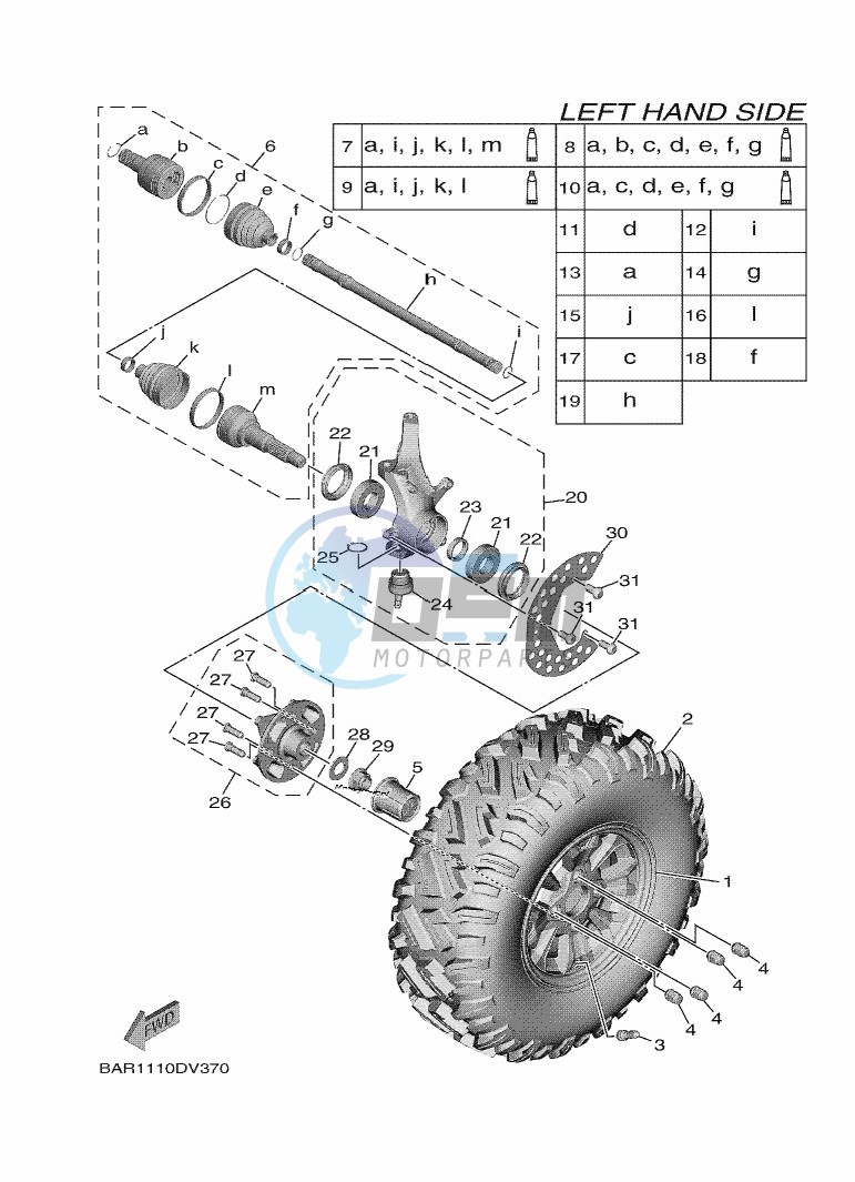 FRONT WHEEL