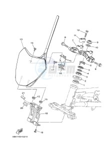 TT-R110E (B51A B51B B51C B51C) drawing STEERING