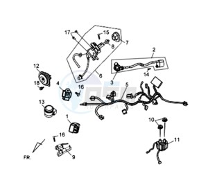 ORBIT II 50 TS drawing WIRING HARNASS