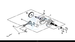 MAXSYM 600 I ABS EXECUTIVE (LX60A4-EU) (E4) (L7-M0) drawing CRANK SHAFT COMP