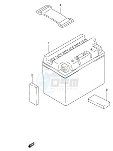 AY50 (P19) katana drawing BATTERY (MODEL K3 K4)