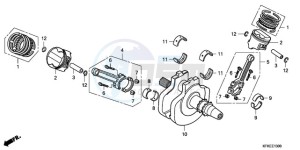 VTR2509 Australia - (U / MK) drawing CRANKSHAFT/PISTON